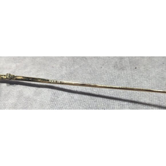 Sojos Abstract Aviator Gold Tone Rimmed Sunglasses - Picture 4 of 7